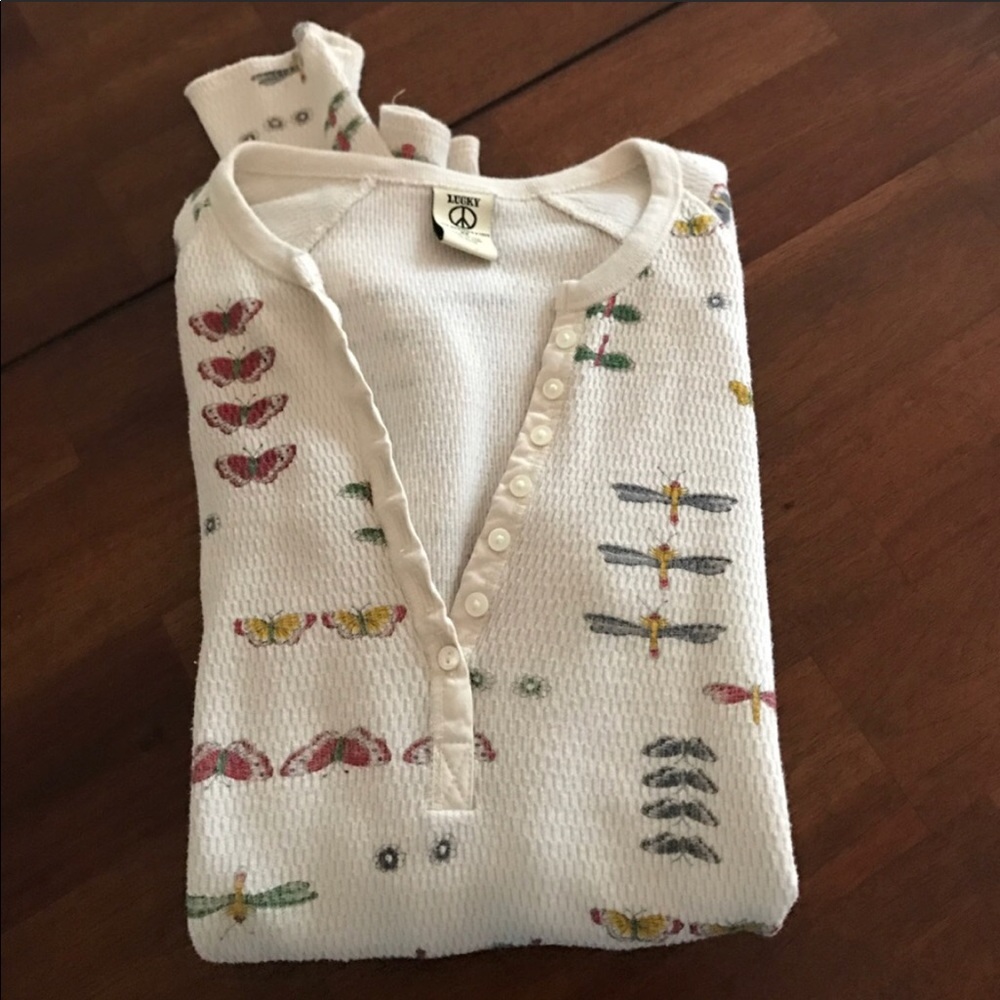 Lucky 🍀 Brand Butterfly Top